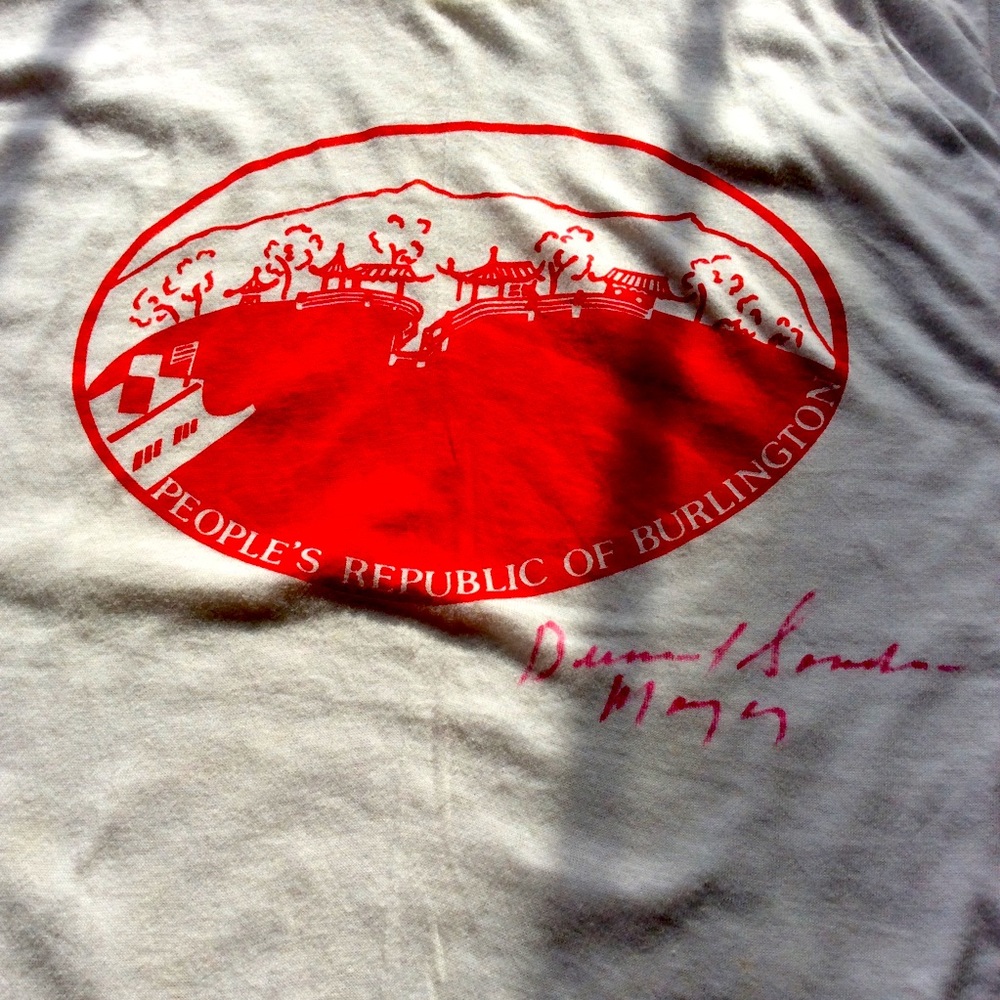 Autographed Bernie Sanders Tee Shirt